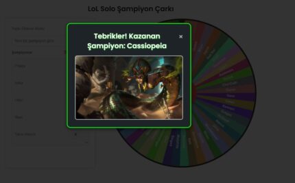 çark çevirme projesi 1